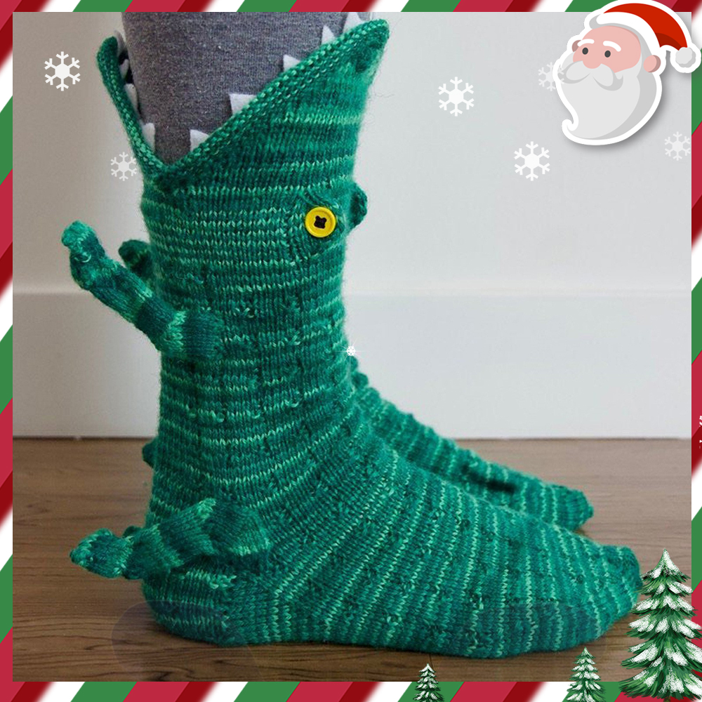 Hibote Weihnachten gestrickte Tiersocken