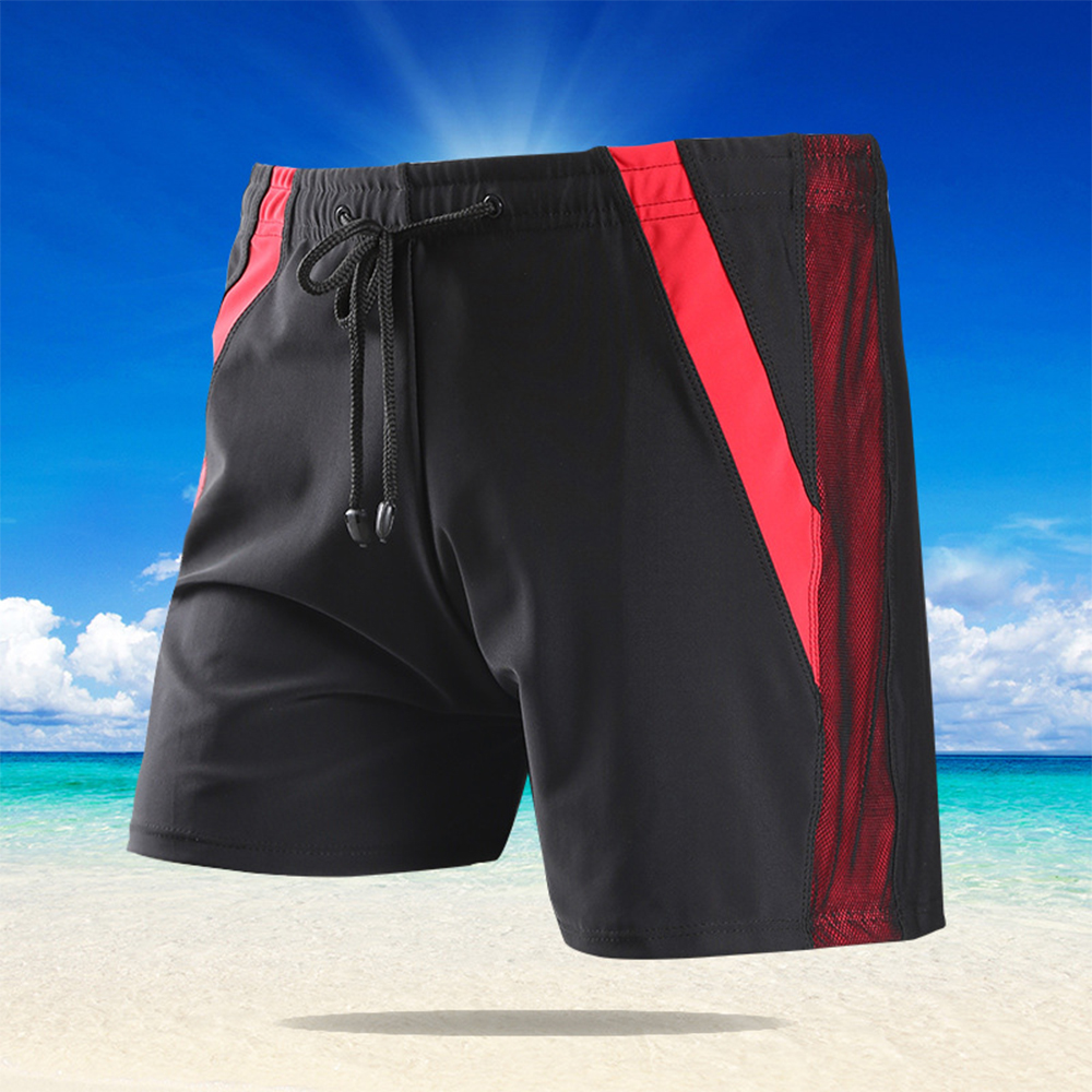 Hibote Modische Herren-Strandschnür-Badehose