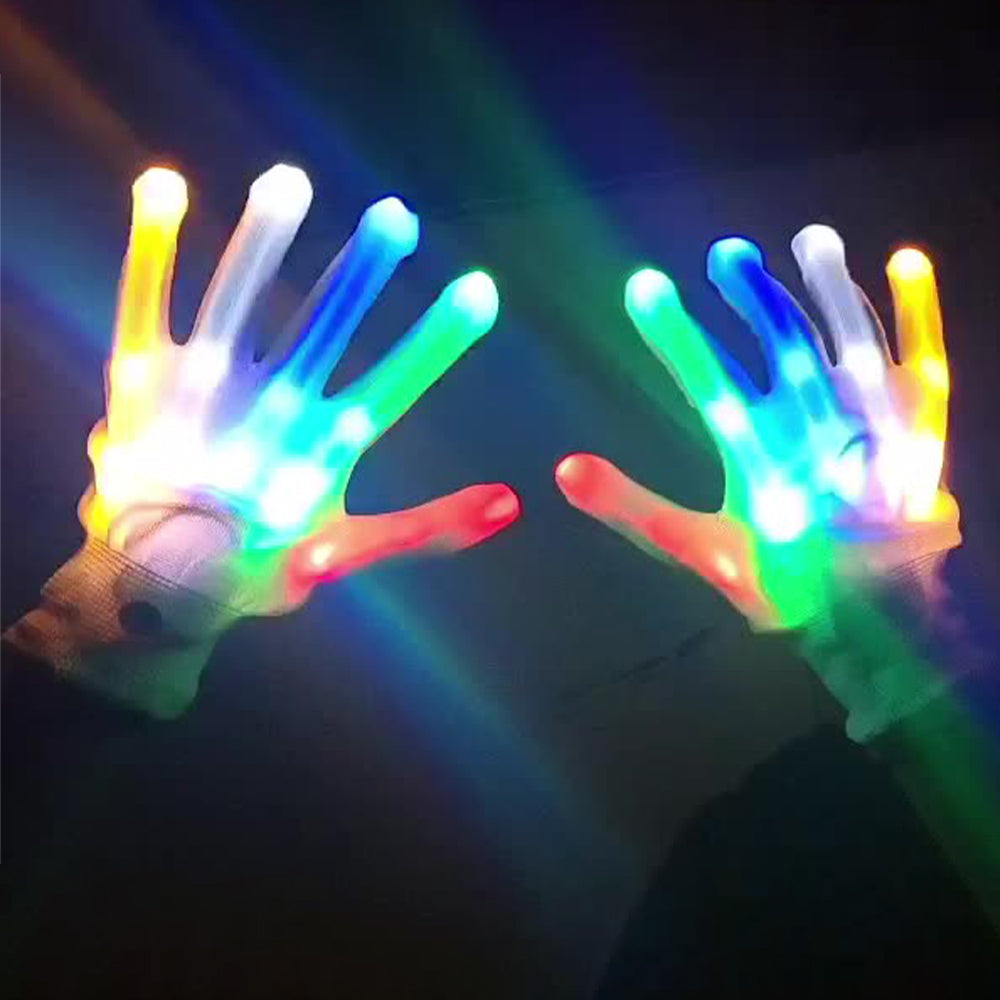 Hibote™  Handknochen LED leuchtende Handschuhe