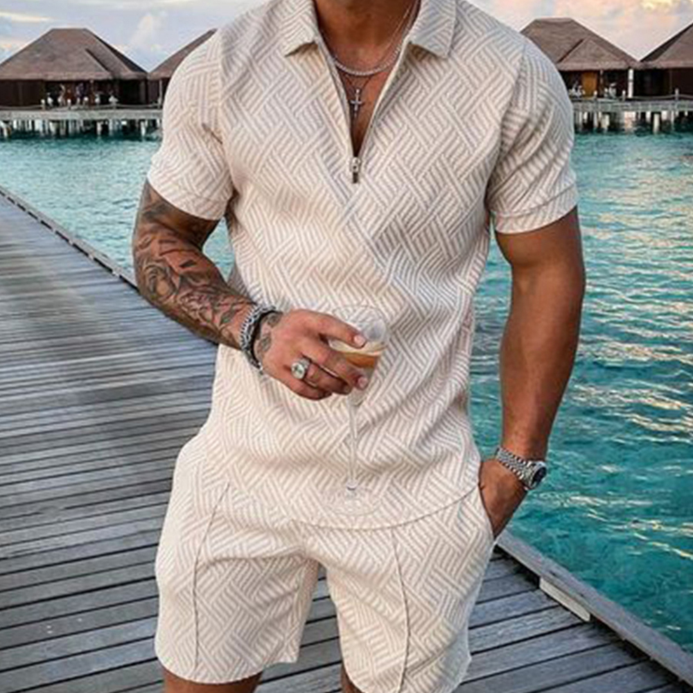 Hibote™  2022 Sommer Hot Style Herren Casual Kurzarm Strandanzug