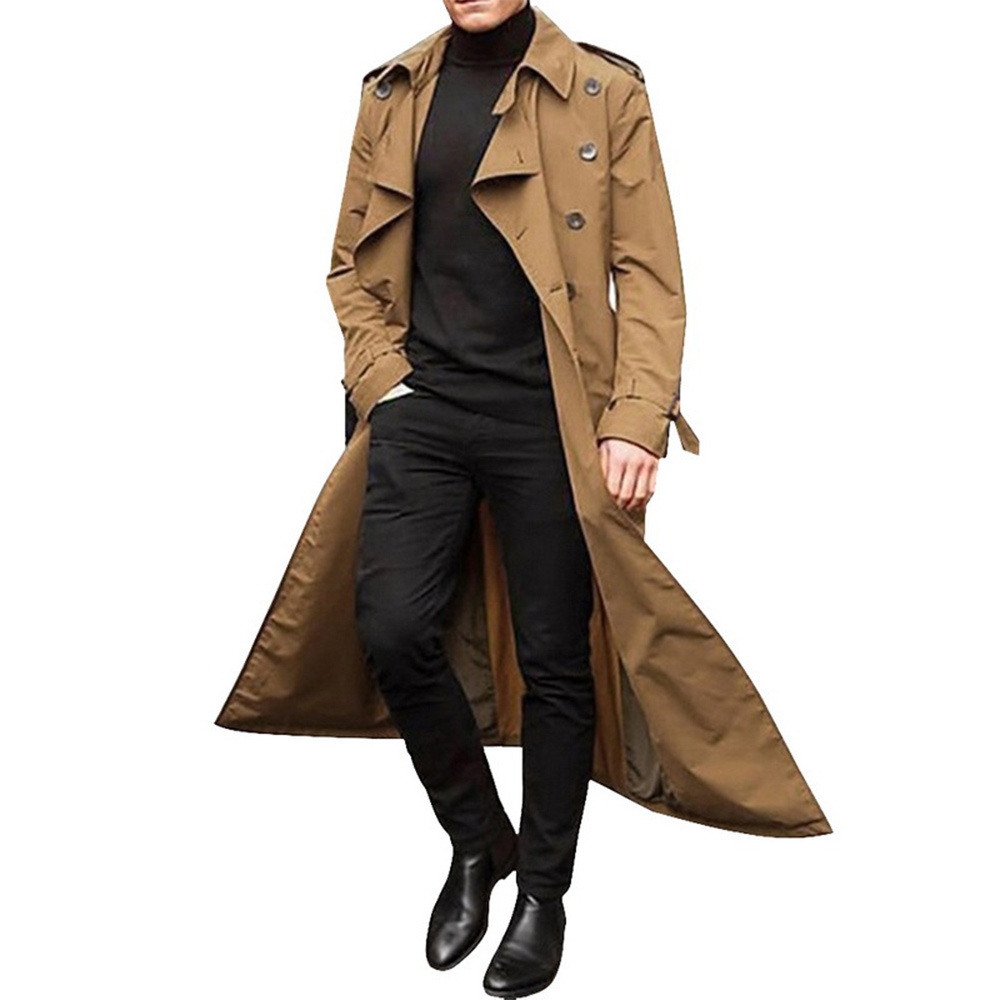 Hibote™ Herren-Trenchcoat mit langer Mode