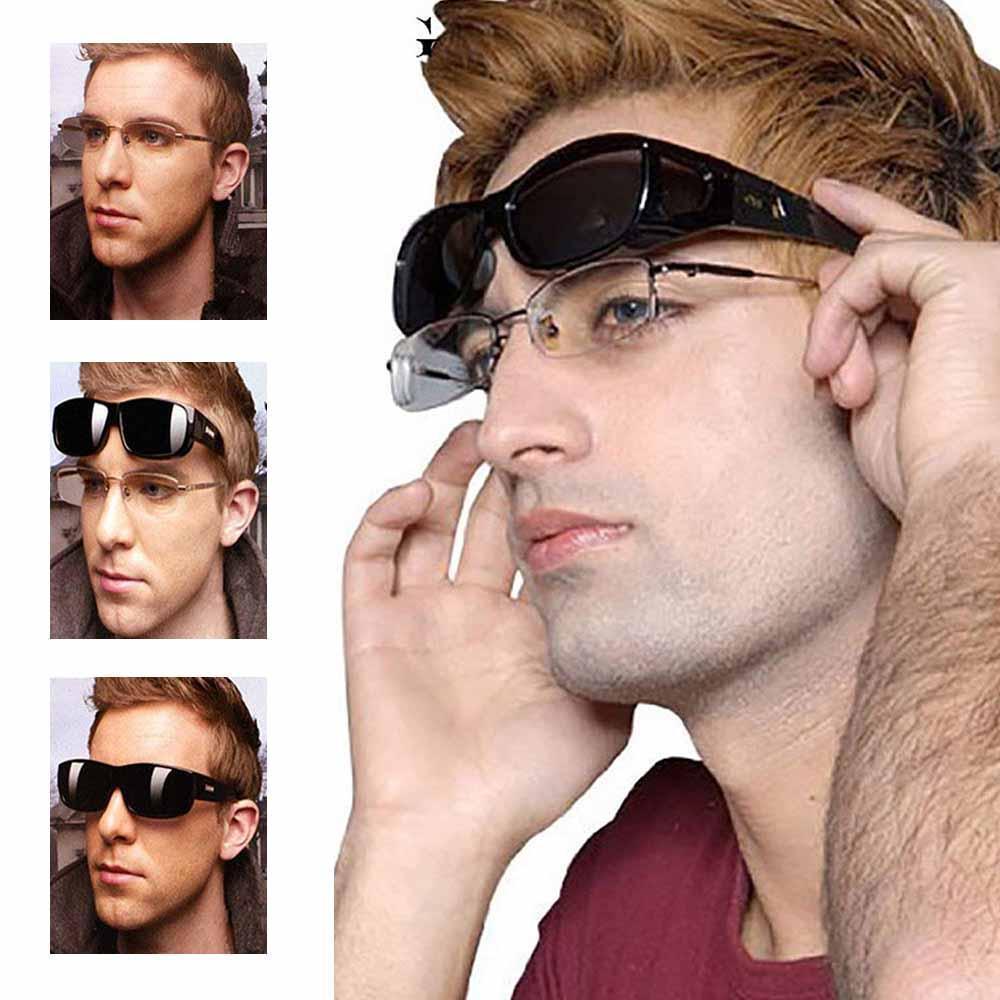 Hibote Anti-Glanz Sonnenbrille Fit-Over Überbrille