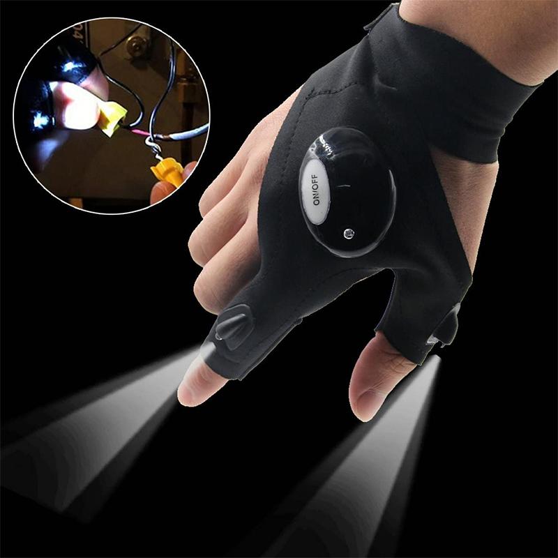 Hibote LED-Handschuhe mit wasserdichter Beleuchtung