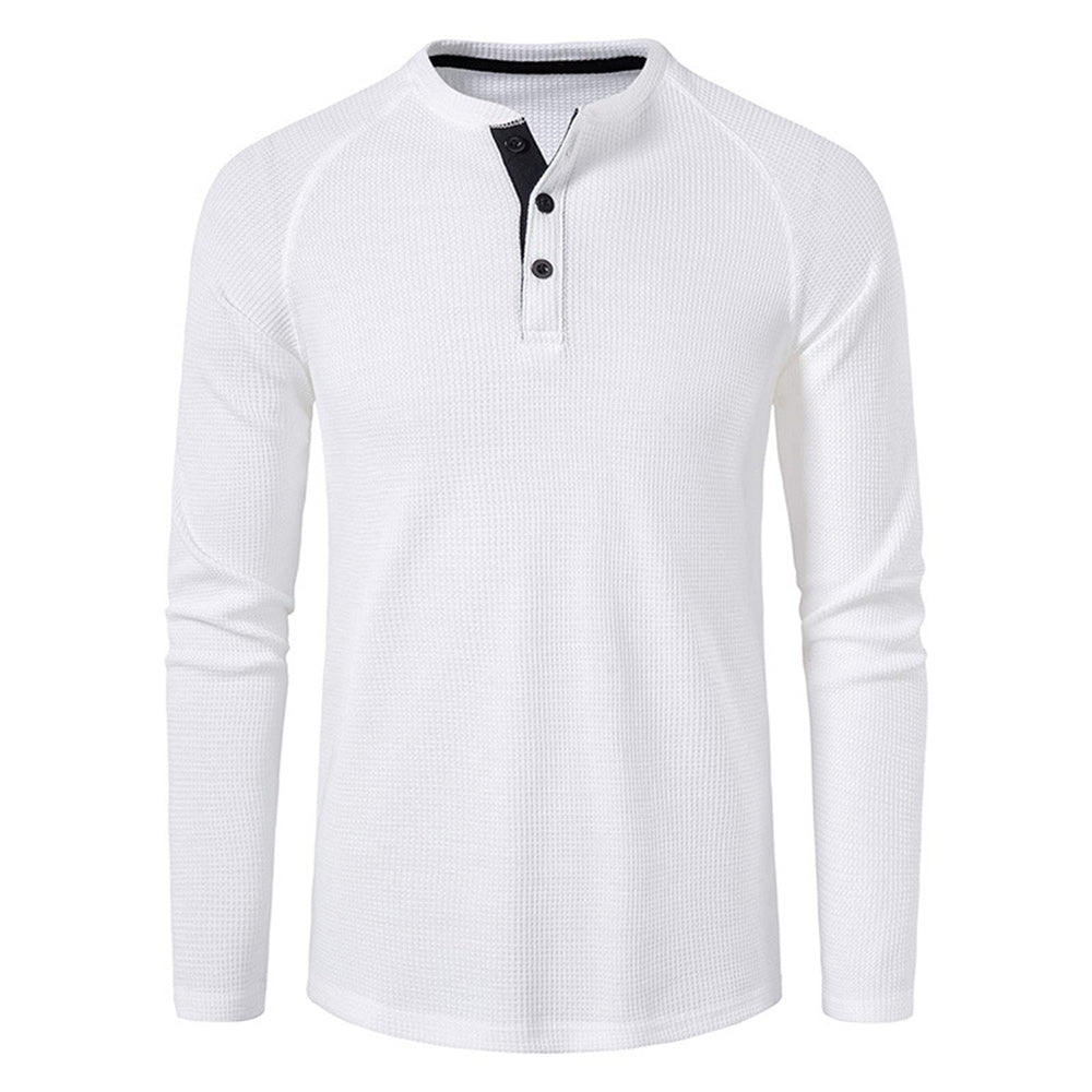 Hibote™ Einfarbige lange Ärmel für Herbst-Winter-Männer