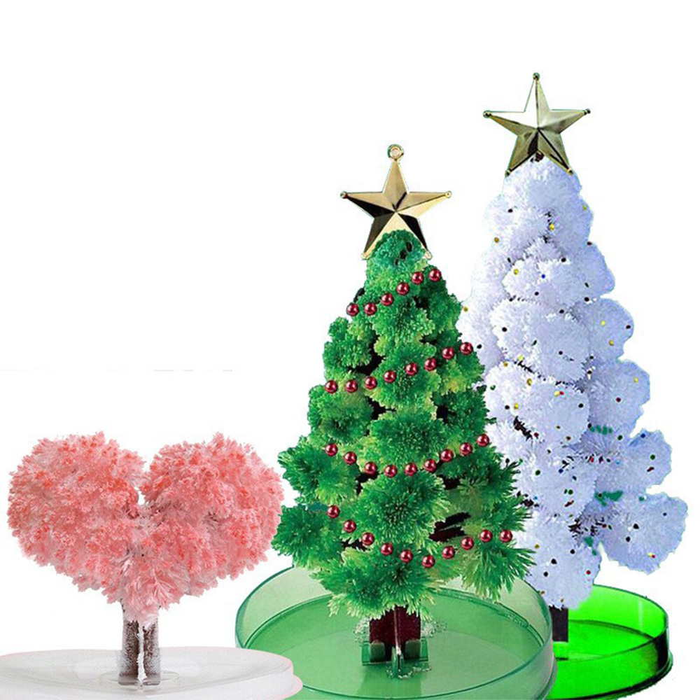 Hibote Magischer Kristall Weihnachtsbaum