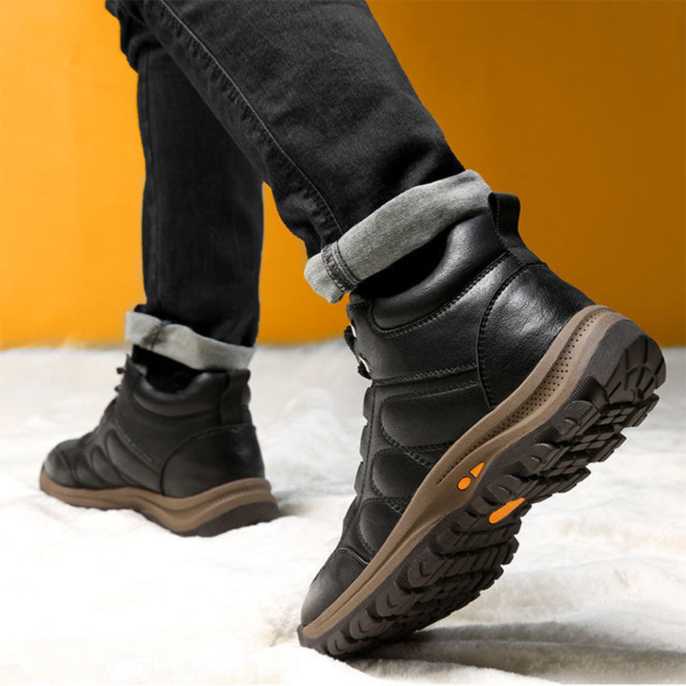 Hibote Warme Outdoor-Sportschuhe aus Winterfleece für Herren