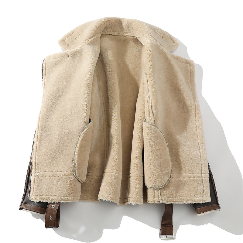 The Flying Tigers Men's Sheepskin Bomber Jacket Luc. 108