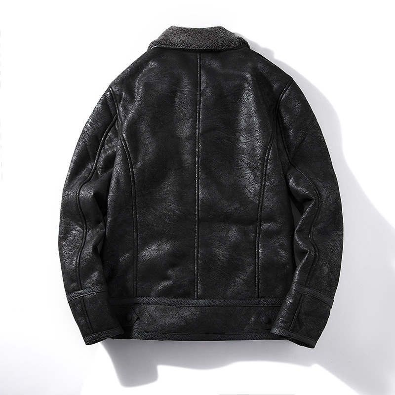 The Flying Tigers Men's Sheepskin Bomber Jacket Luc. 111