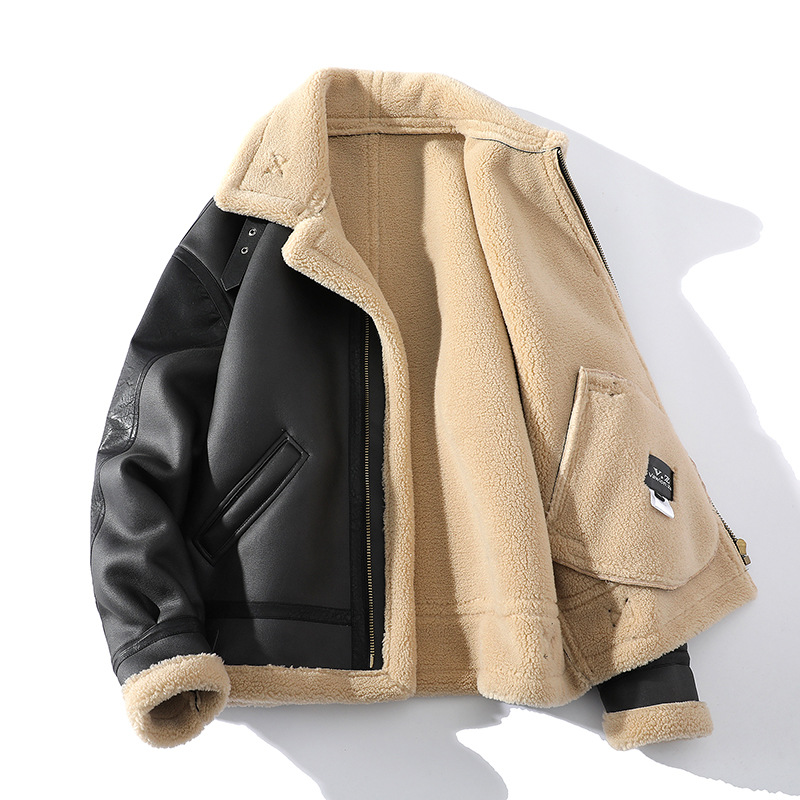 The Flying Tigers Men's Sheepskin Bomber Jacket Luc. 105
