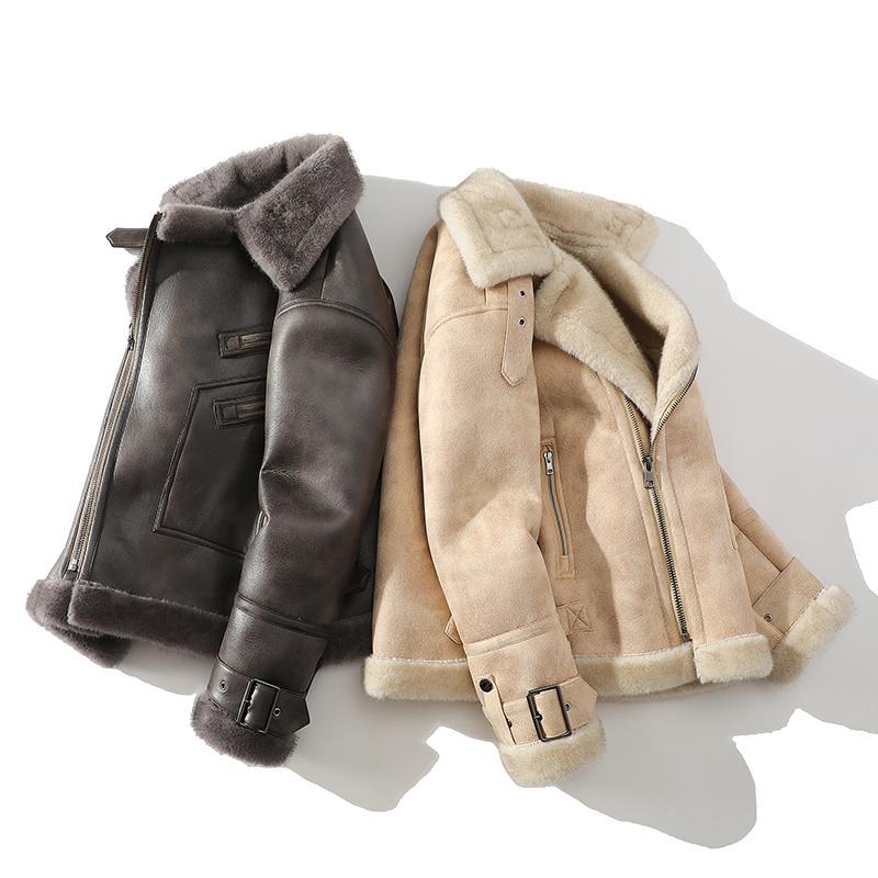 The Flying Tigers Men's Sheepskin Bomber Jacket Luc. 107
