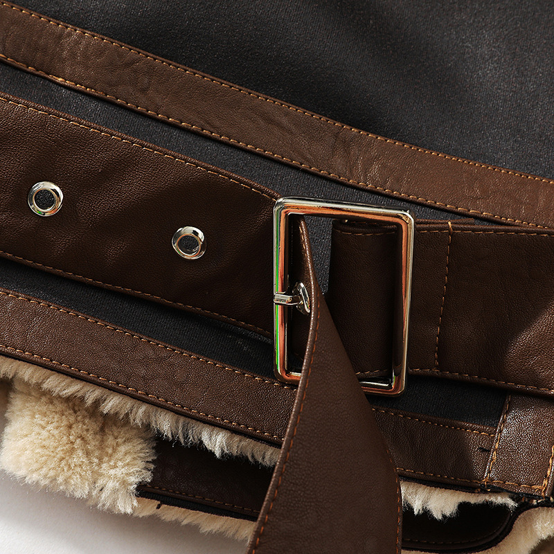 The Flying Tigers Men's Sheepskin Bomber Jacket Luc. 108