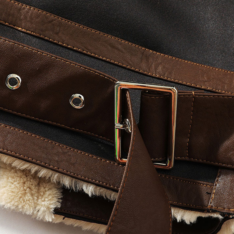 The Flying Tigers Men's Sheepskin Bomber Jacket Luc. 108