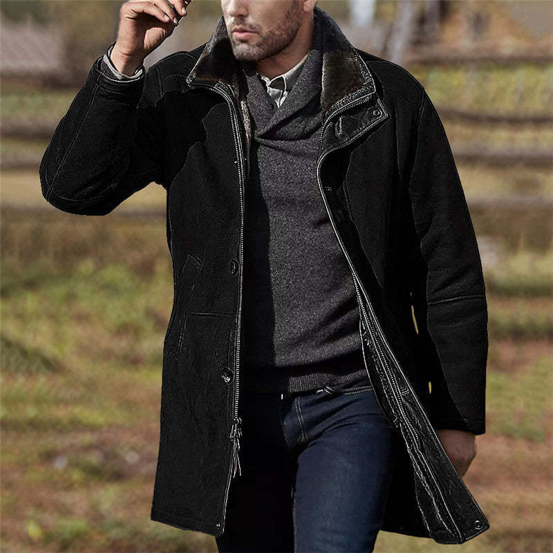 MEN'S VINTAGE LOOSE THERMAL JACKET