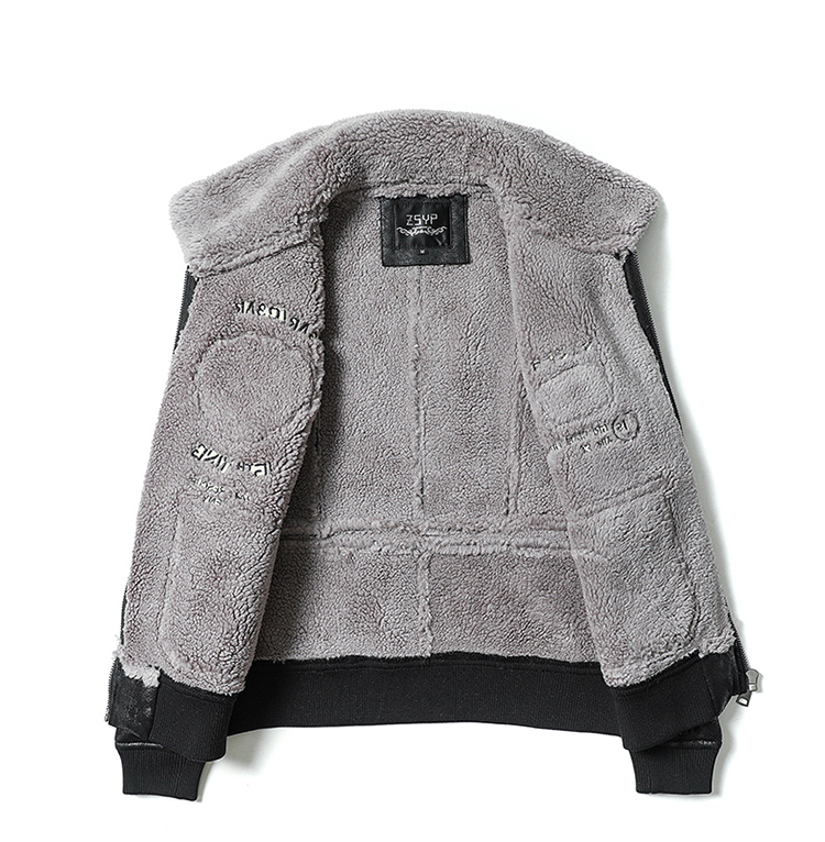 The Flying Tigers Men's Sheepskin Bomber Jacket Luc. 104