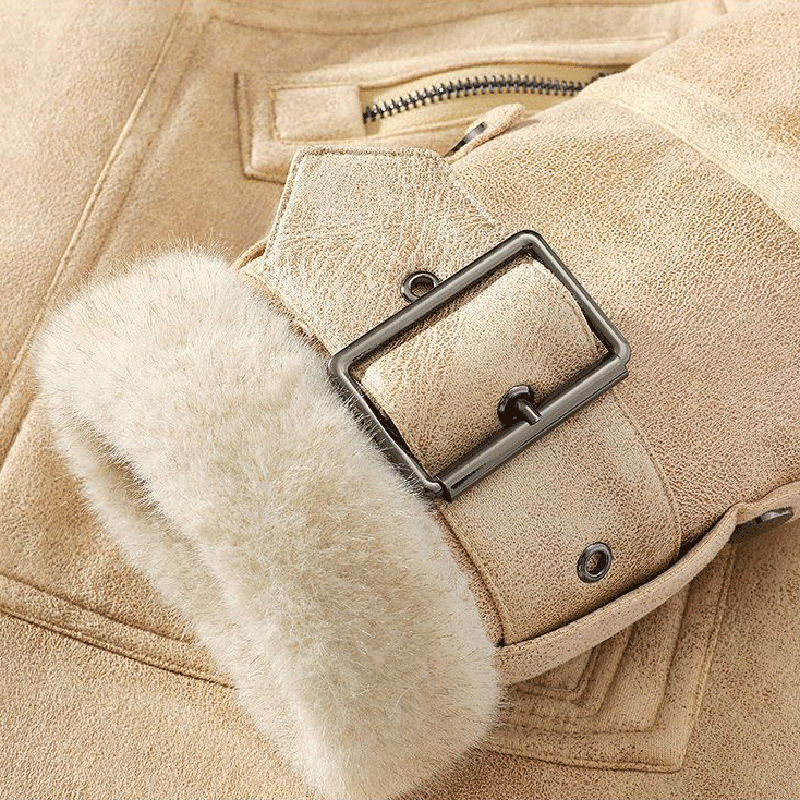 The Flying Tigers Men's Sheepskin Bomber Jacket Luc. 107
