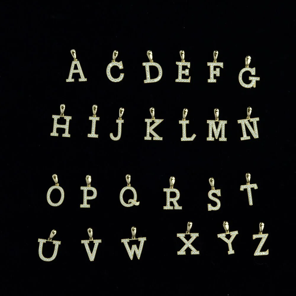 Collier de Lettres Initiales pour - Seul Pendentif