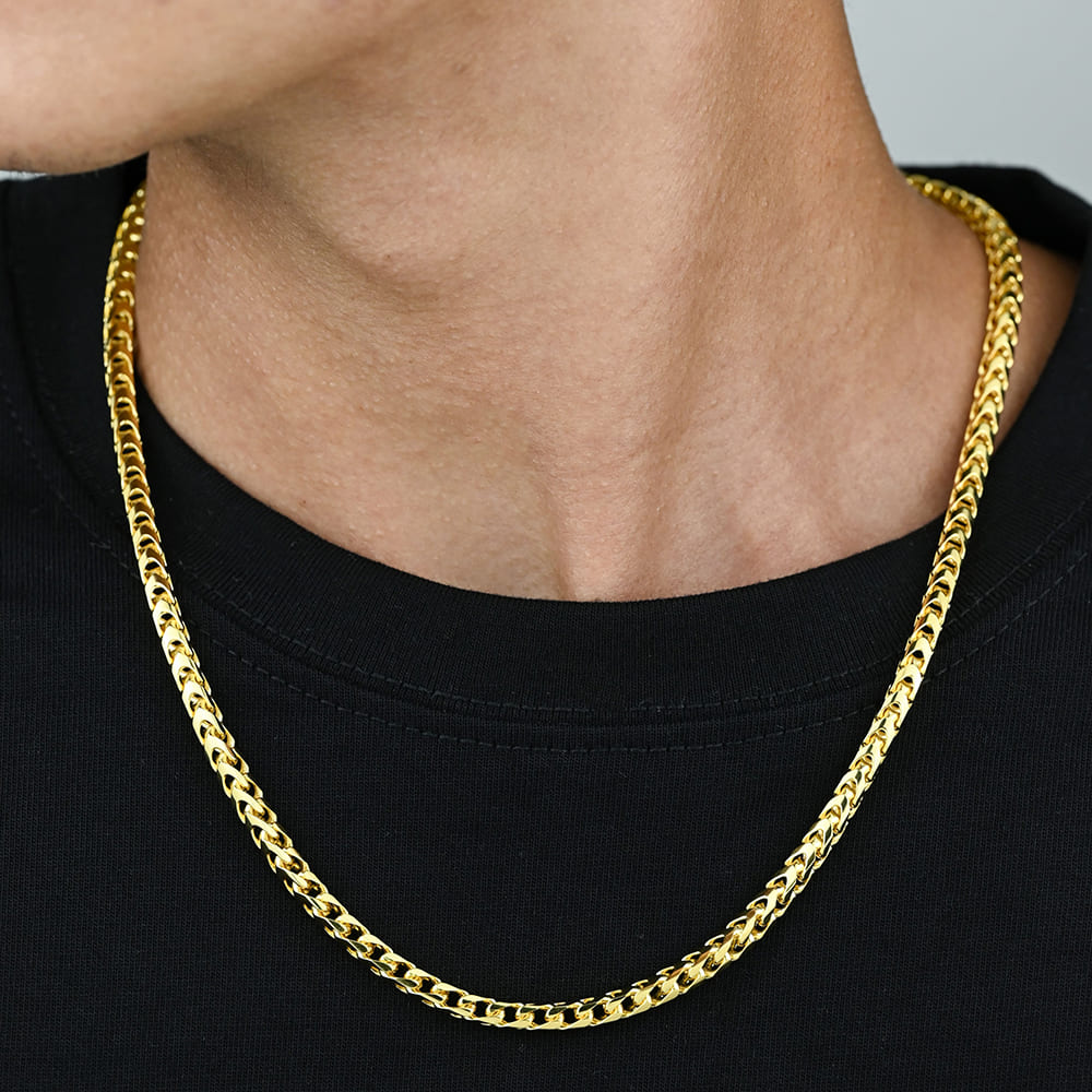 Chaîne Franco en Or Blanc 4.2mm