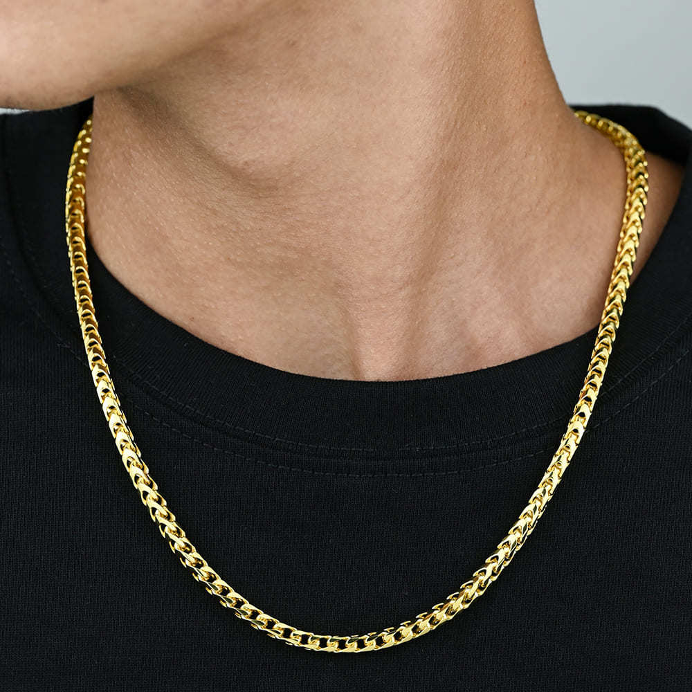 Chaîne Franco en Or Blanc 4.2mm