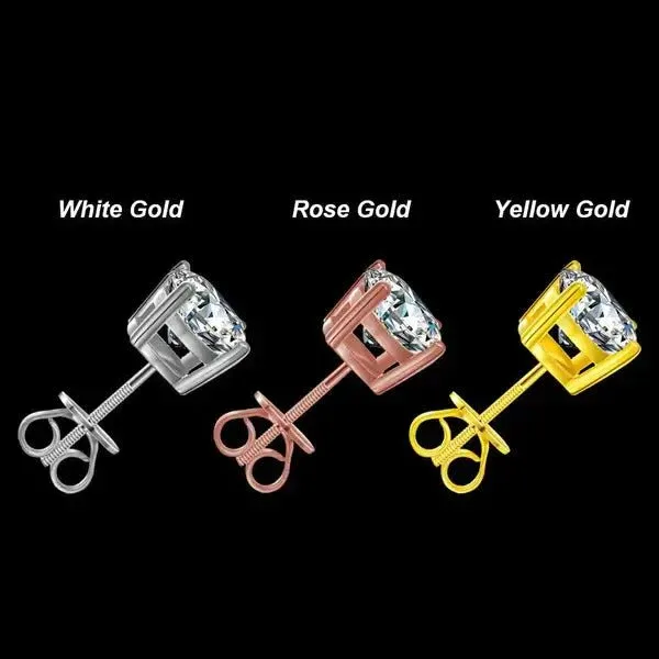 Boucles d'oreilles Coupe Ronde à 4 Branches