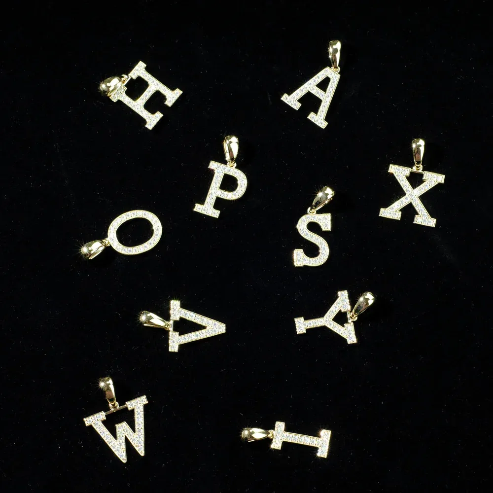 Collier de Lettres Initiales pour - Seul Pendentif