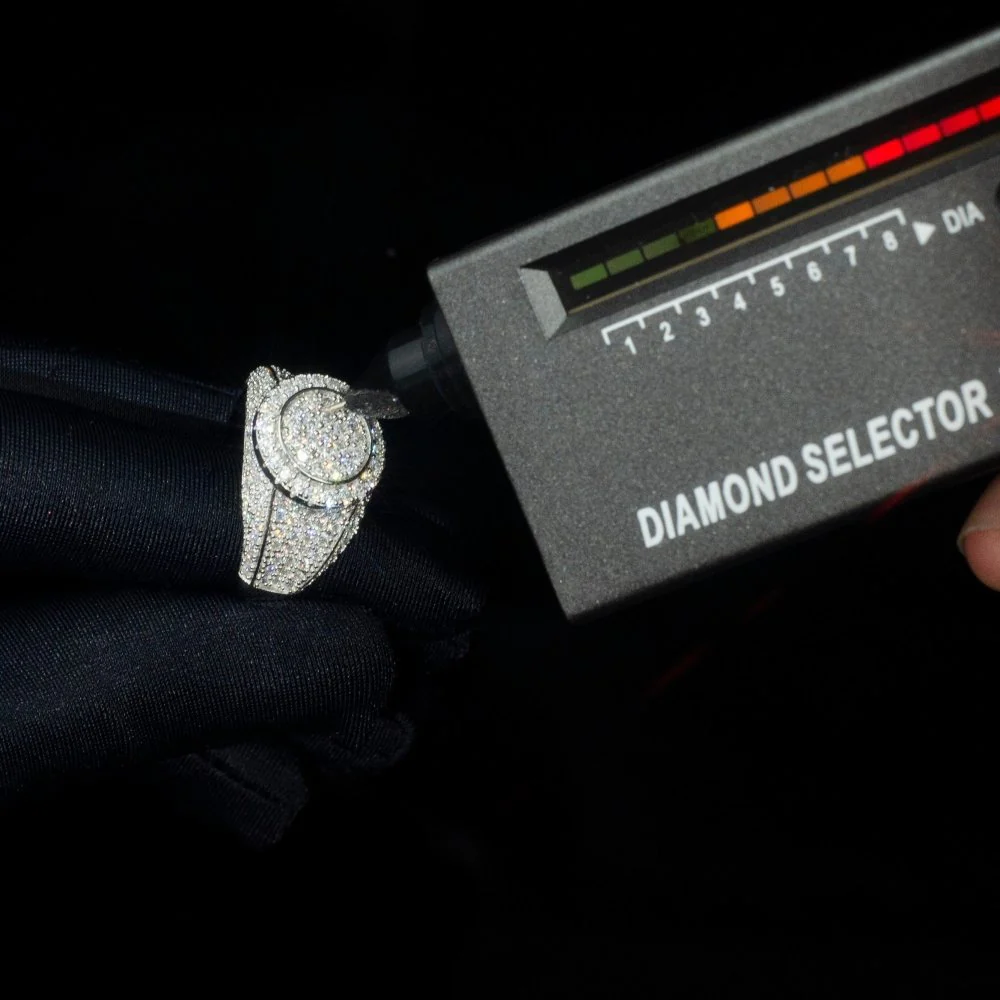 Bague Coupe Ronde 4.6CT(basé sur la taille de l'anneau)