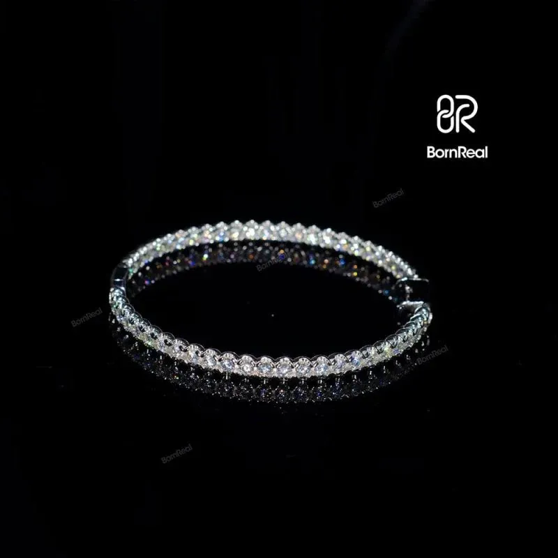 Créoles rondes en or blanc massif