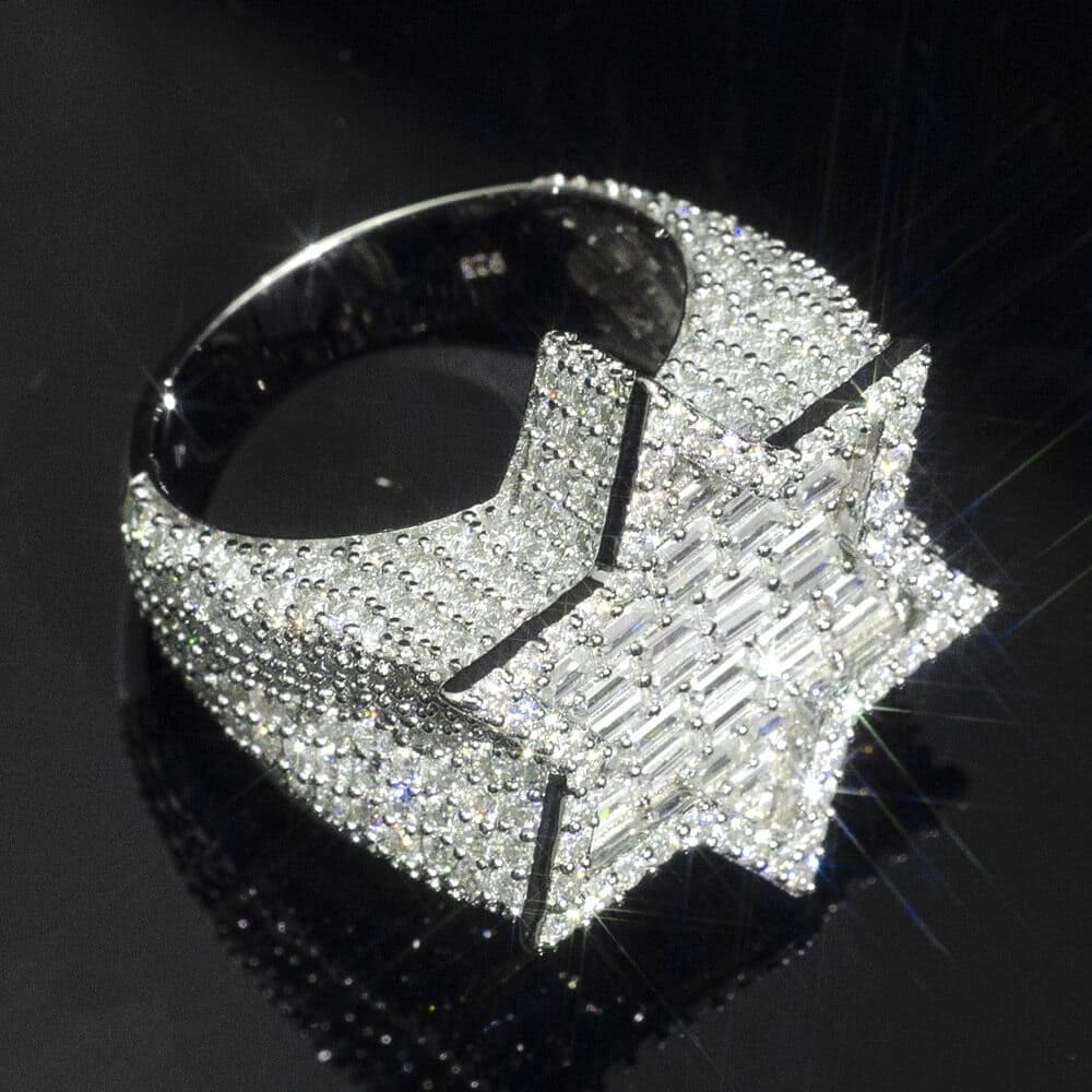 Bague Etoile Glacée en Or 18 carats