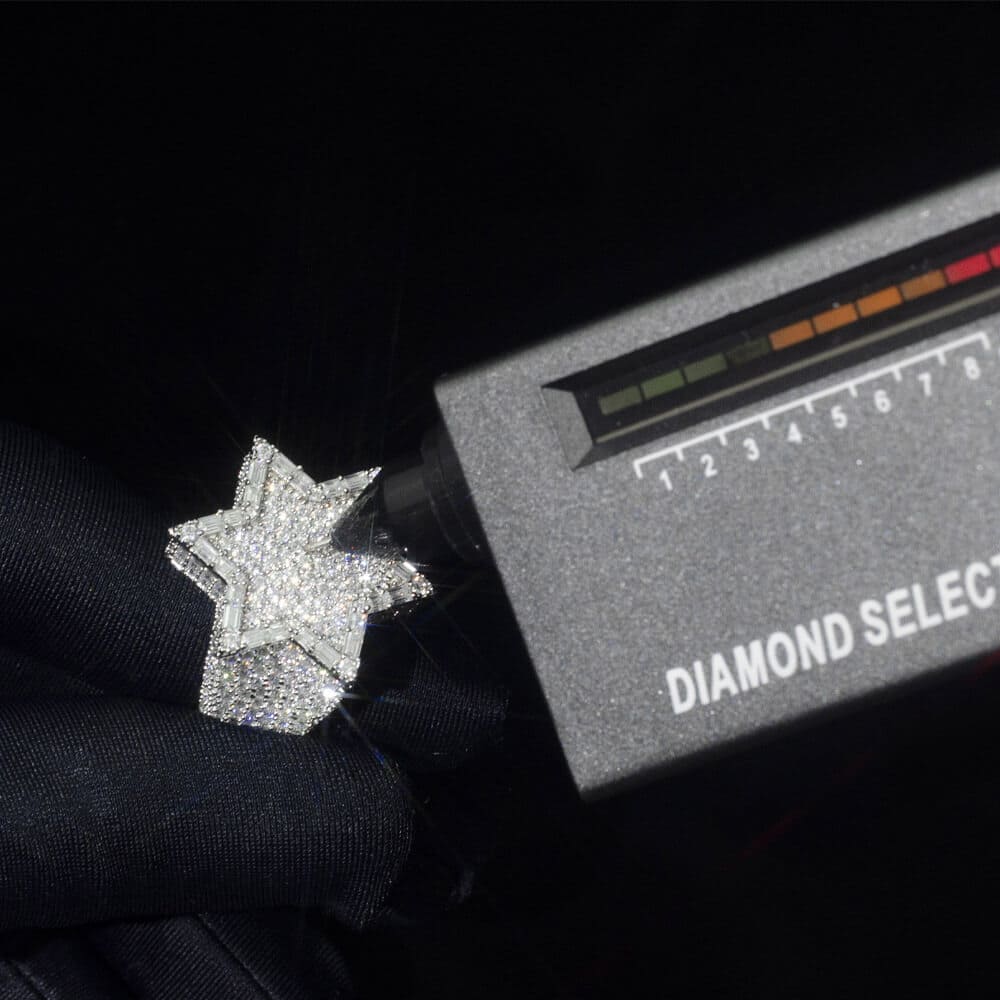 Bague Etoile Glacée en Or 18 carats