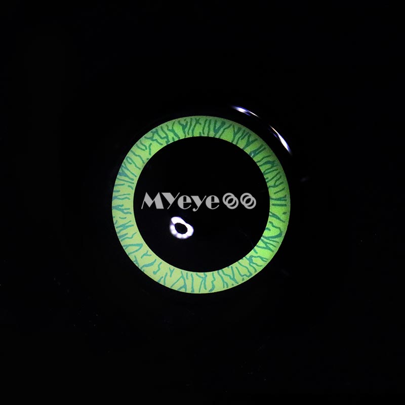 MYEYEBB Nebulos Green Men Cosplay Colored Contact Lenses - image 12