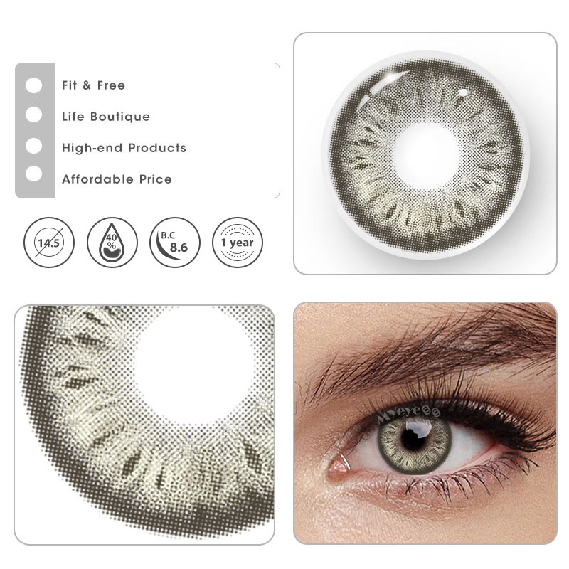 MYEYEBB Cocoa Grey Colored Contact Lenses - image 6