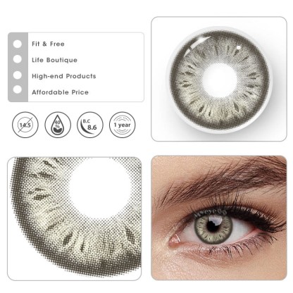 MYEYEBB Cocoa Grey Colored Contact Lenses - image 6