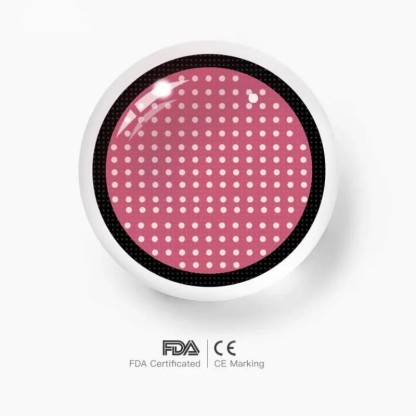MYEYEBB Blind Red Manson Mesh Men Cosplay Colored Contact Lenses - image 12