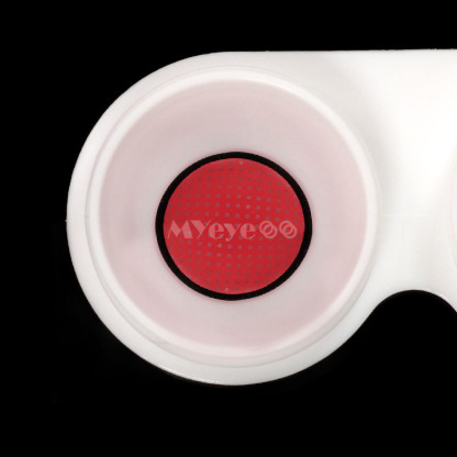 MYEYEBB Blind Red Manson Mesh Men Cosplay Colored Contact Lenses - image 9