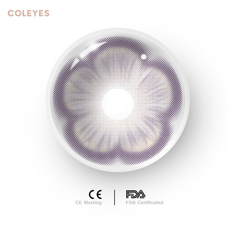 Coleyes Sukura Violet Yearly Prescription Colored Contacts - image 2