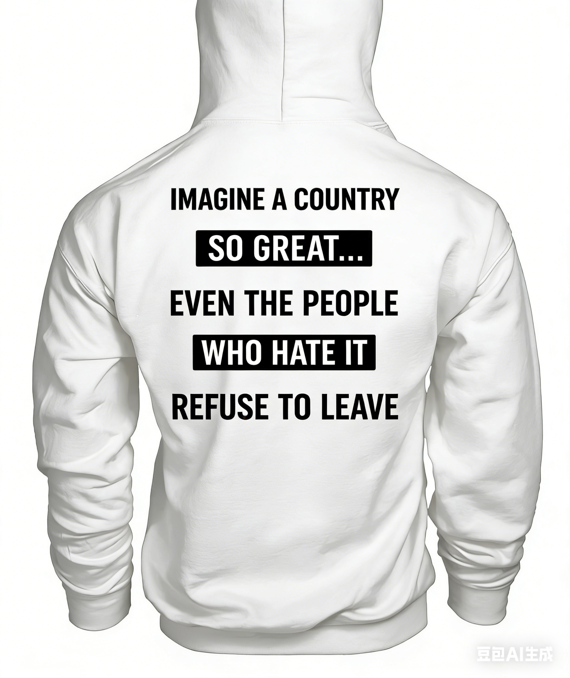 Imagine A Country So Great Even The People Who Hate It T-shirt/Sweatshirt/Hoodie 