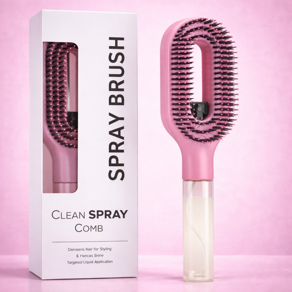 Spray Brush™ - 2 In 1 Hair Brush with Water Spray Mister 