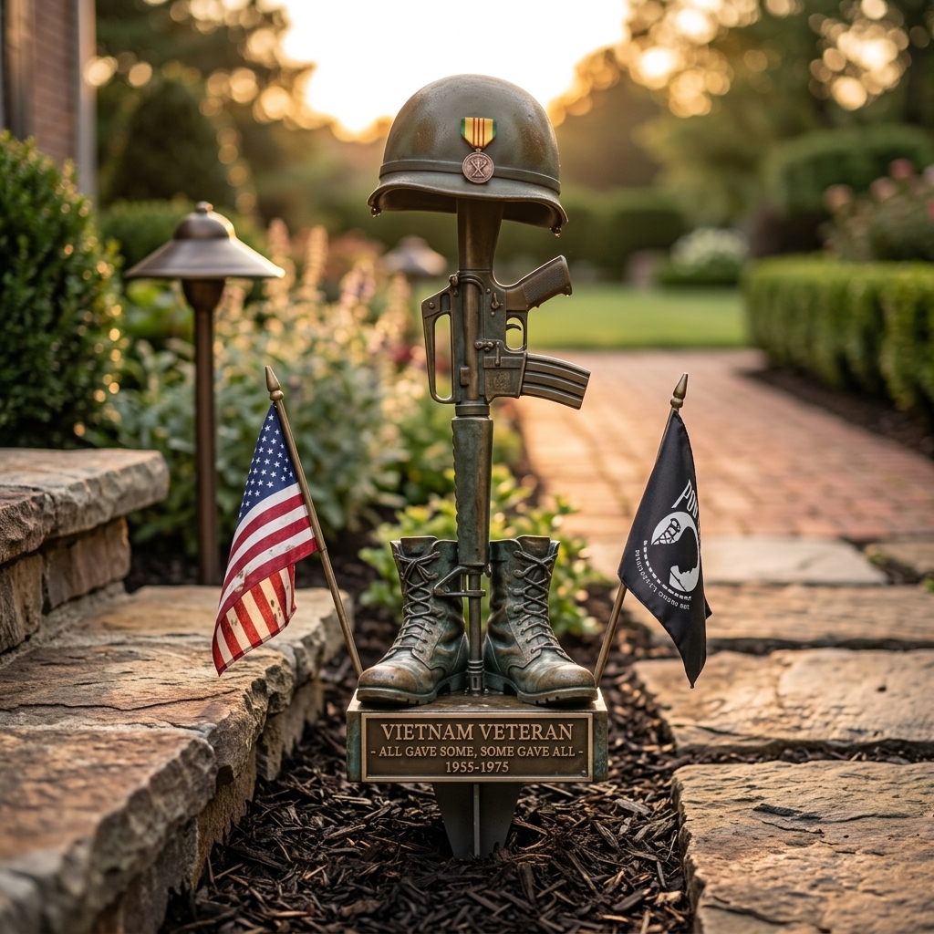 🔥Last Day 70% OFF🔥- Vietnam Veteran Tribute Garden Stake – Honoring Our Heroes