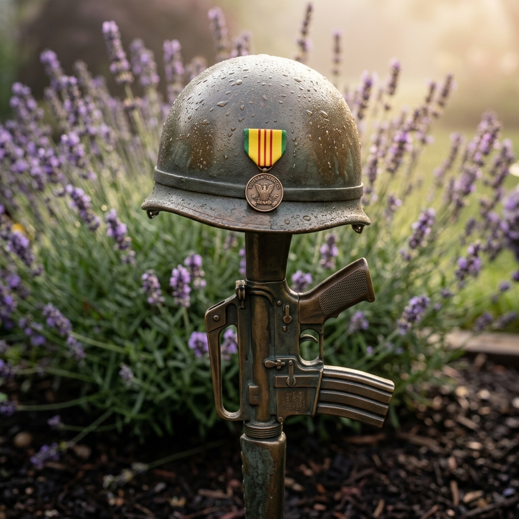 🔥Last Day 70% OFF🔥- Vietnam Veteran Tribute Garden Stake – Honoring Our Heroes