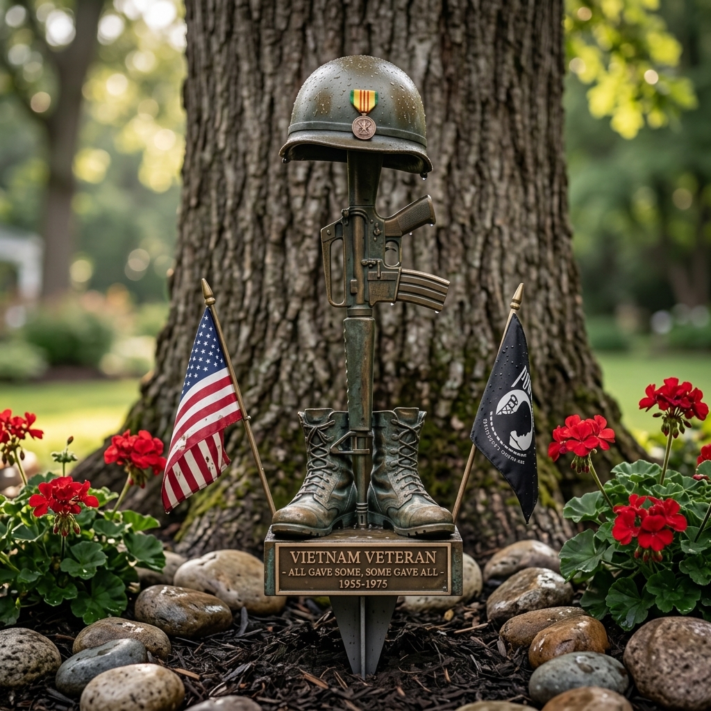 🔥Last Day 70% OFF🔥- Vietnam Veteran Tribute Garden Stake – Honoring Our Heroes