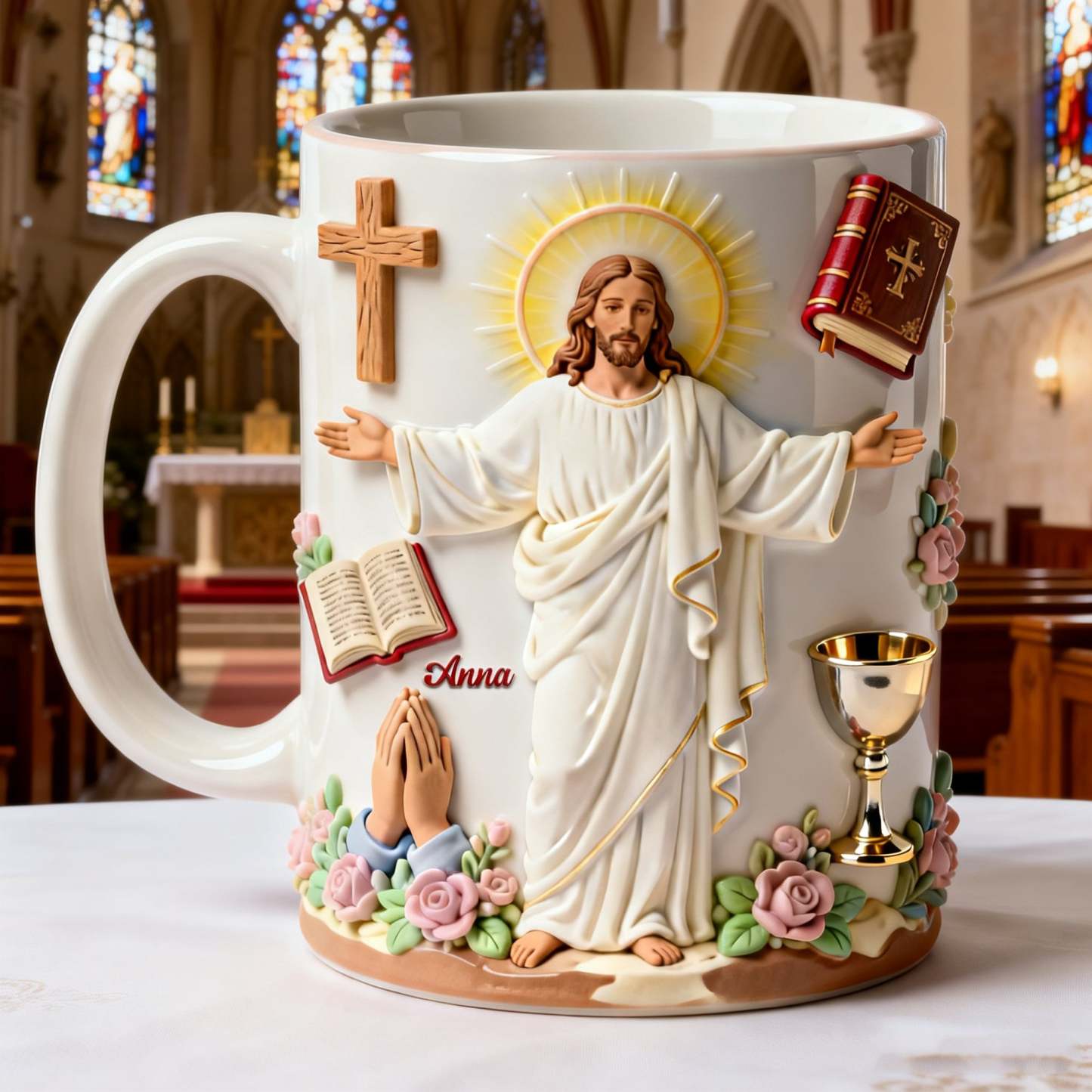 Faith In Christ Coffee Mug - Personalized Gift For Christian