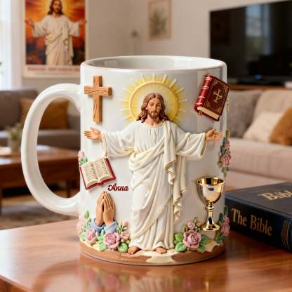 Faith In Christ Coffee Mug - Personalized Gift For Christian