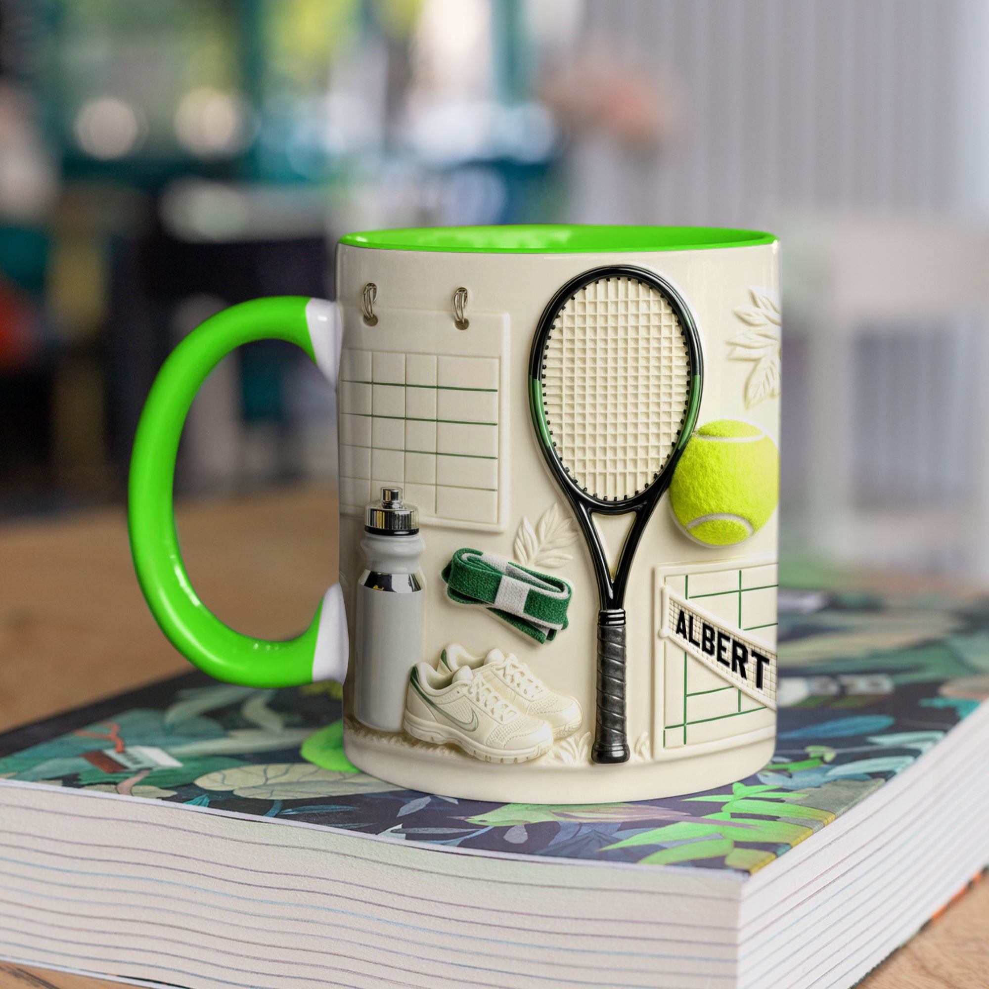 Match Day Tennis Coffee Mug - Personalized Gift For Tennis Players