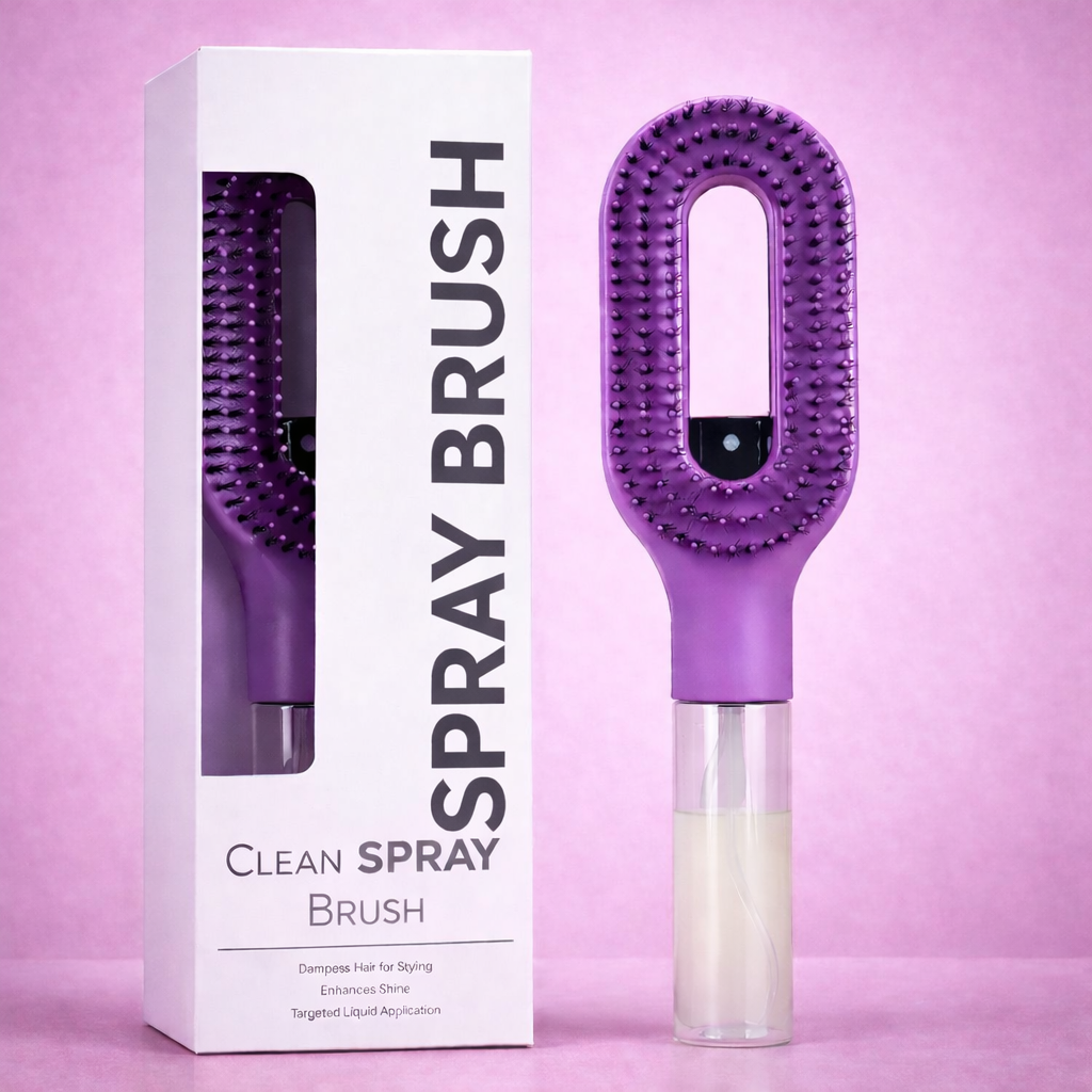 Spray Brush™ - 2 In 1 Hair Brush with Water Spray Mister 