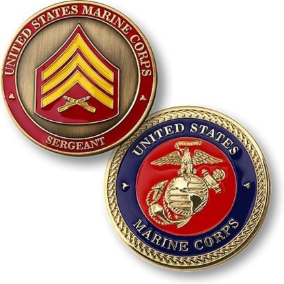 NEW USMC U.S. Marine Corps Sergeant Challenge Coin