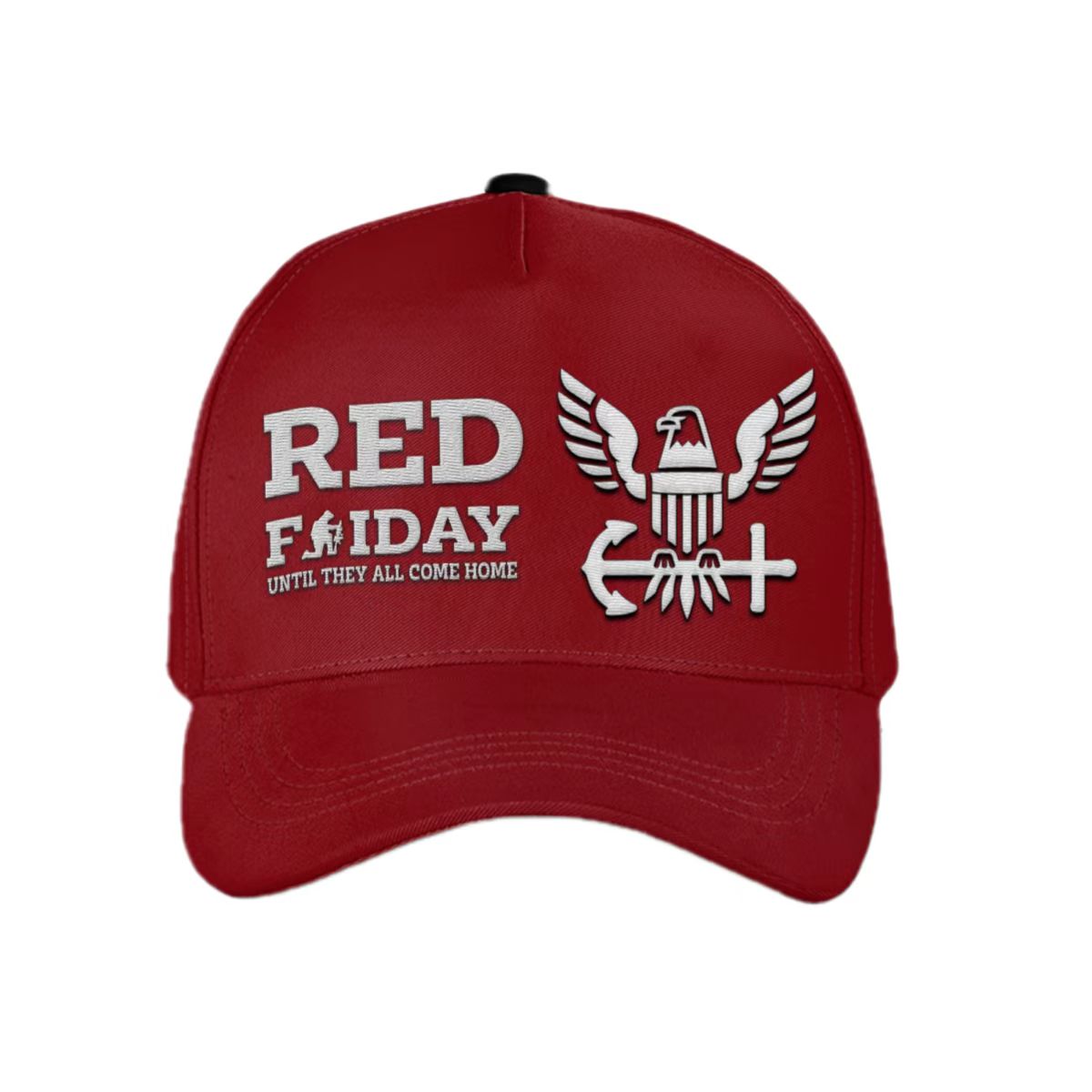 Red Friday Until They All Come Home Embroidered Classic Cap