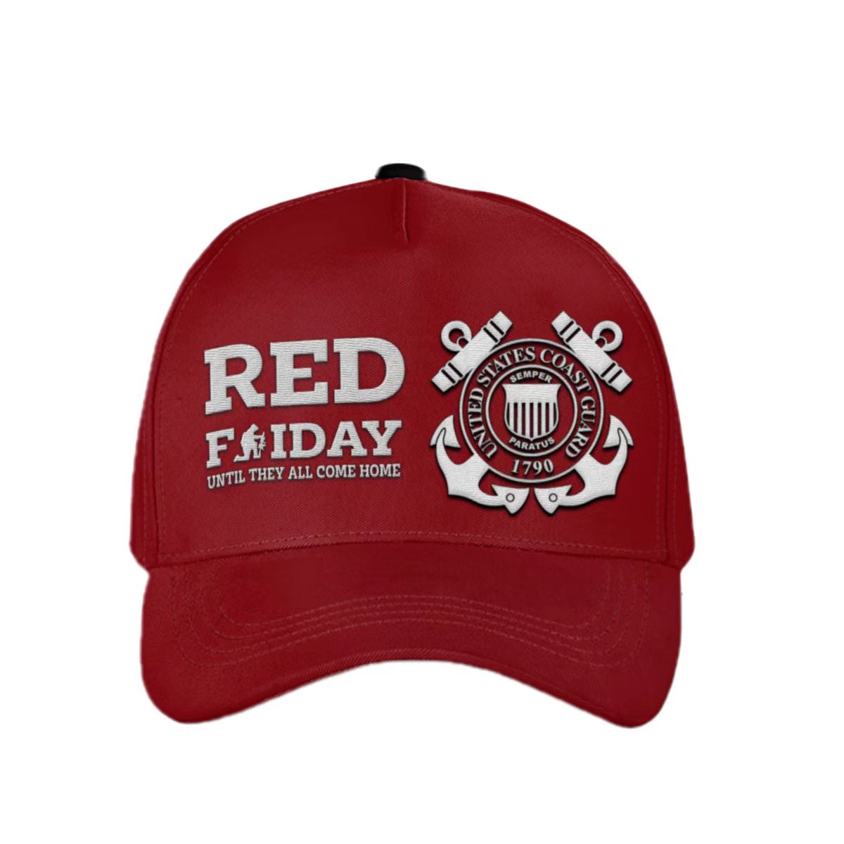 Red Friday Until They All Come Home Embroidered Classic Cap