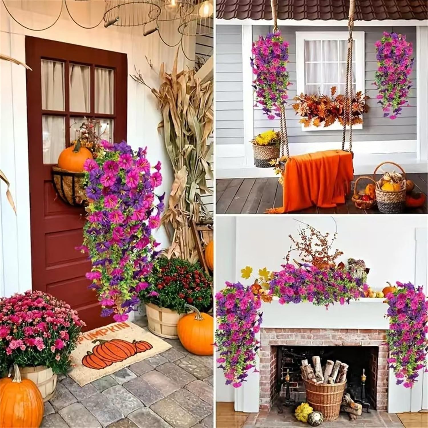 Artificial Flower , Faux Flower, Decorative Flower for Home Garden, Porch, Window Box, Yard and Seasonal Celebrations