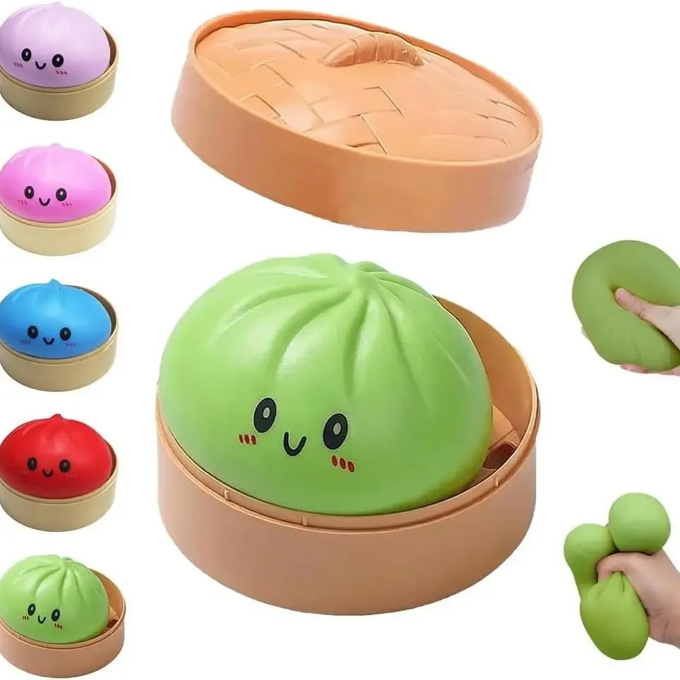 💕Hot sale 50% OFF💖🥟✨ Glitter Dumpling Squishy – Cute, Satisfying Stress Relief Toy