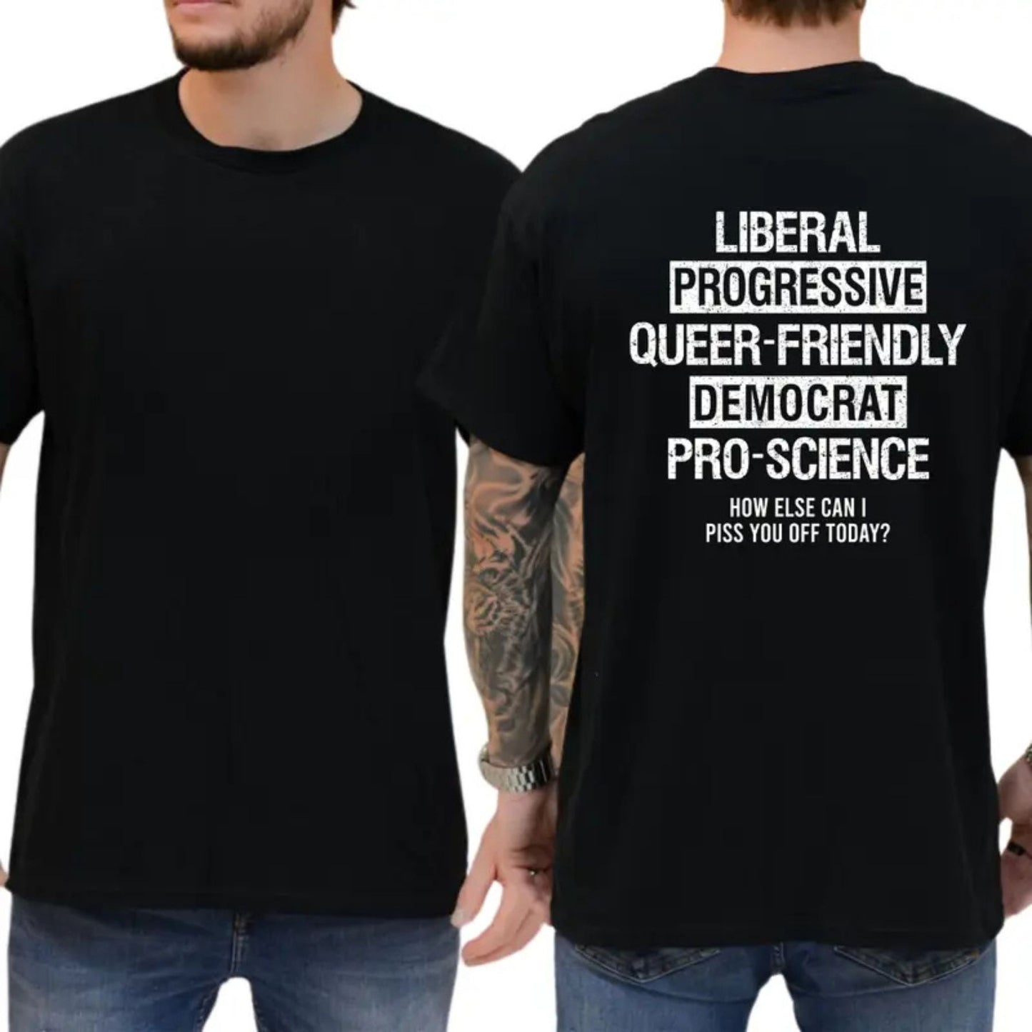 Liberal Progressive Queer Friendly Democrat Pro-science T-Shirt