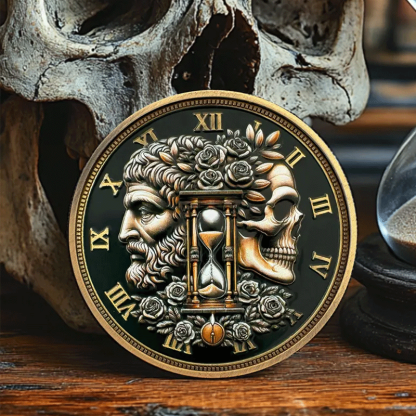 Cowboy Skull Challenge Coin